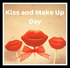 August 25th is National Kiss and Make Up Day #KissAndMakeUpDay